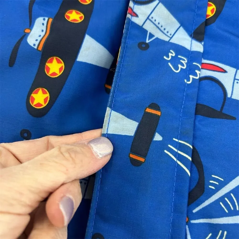 The Children's Place 3-in-1 Toddler Jacket 2T Blue Airplane Print